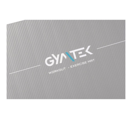 Килимок (мат) для фітнесу та йоги Gymtek NBR 1,5 см сірий