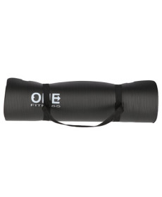 Килимок для йоги YM30 ONE FITNESS – чорний 