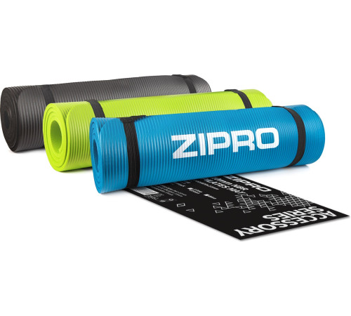 Фітнес-килимок Zipro 180 cm x 60 cm x 1 cm - синій Фітнес-килимок Zipro 180 cm x 60 cm x 1 cm - синій