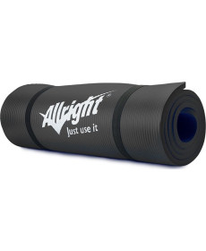 Фітнес-килимок Allright NBR (NBRblack) - чорний 
