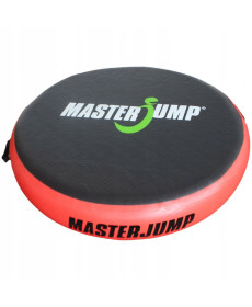 Надувний батут для гімнастики 100 x 20 см MASTER Black Red