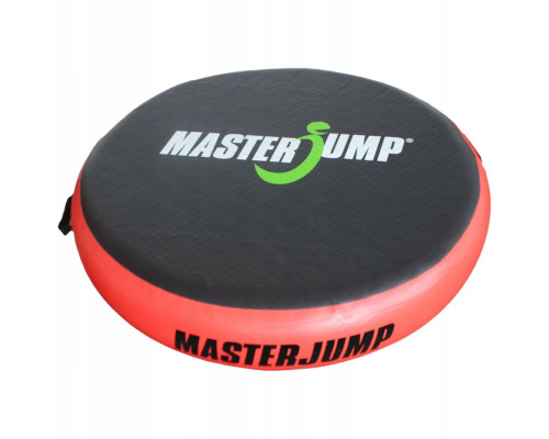 Надувний батут для гімнастики 100 x 20 см MASTER Black Red