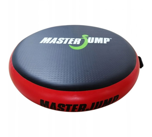 Надувний батут для гімнастики 100 x 20 см MASTER Black Red