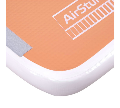Килимок надувний Airtrack inSPORTline Airstunt 400 x 100 x 10 см, бежевий