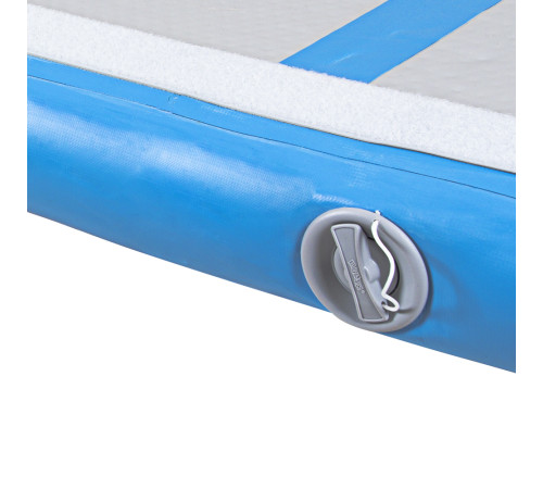 Килимок надувний Airtrack inSPORTline Airstunt 400x100x10 см, білий