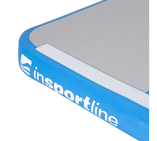 Килимок надувний Airtrack inSPORTline Airstunt 400x100x10 см, білий
