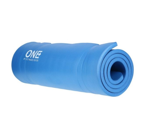 Килимок для йоги YM40 ONE FITNESS – синій 