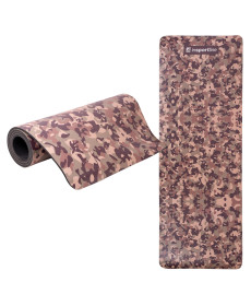  Гімнастичний килимок inSPORTline Camu 173x61x0,8 см - помаранчевий камуфляж