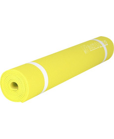 Фітнес-килимок inSPORTline EVA 173 cm x 60 cm x 0.4 cm - жовтий 