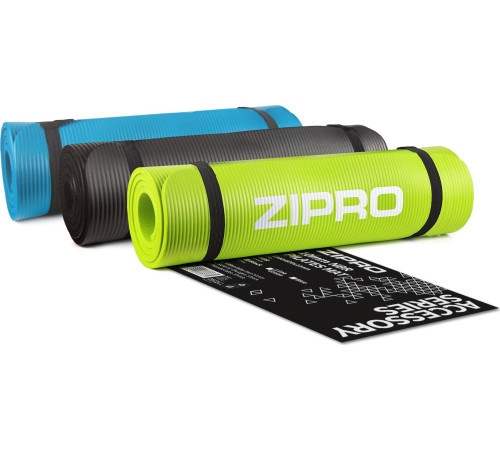 Тренувальний килимок Zipro 180 см х 60 см х 1 см зелений Тренувальний килимок Zipro 180 см х 60 см х 1 см зелений