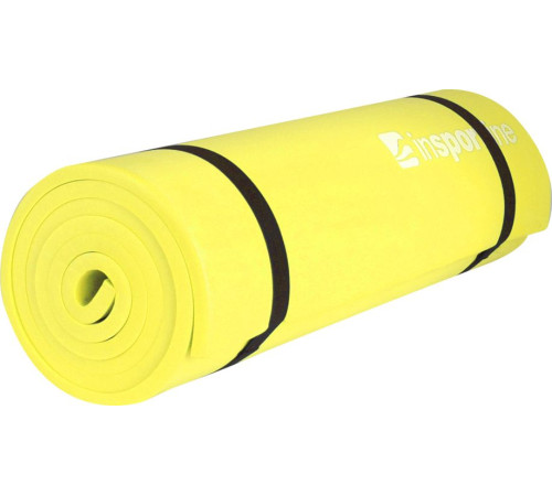 Фітнес-килимок inSPORTline EVA 180 cm x 50 cm x 1 cm - жовтий Фітнес-килимок inSPORTline EVA 180 cm x 50 cm x 1 cm - жовтий