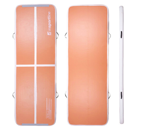 Килимок надувний Airtrack inSPORTline Airstunt 300x100x10 см, бежевий