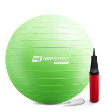 Фітбол Hop-Sport 65 см зелений + насос