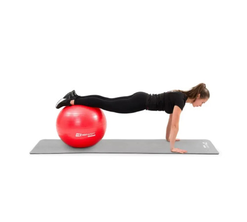 Фітбол Hop-Sport 65 см червоний + насос Фітбол Hop-Sport 65 см червоний + насос
