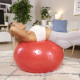 Фітбол масажний Hop-Sport 65 см червоний + насос