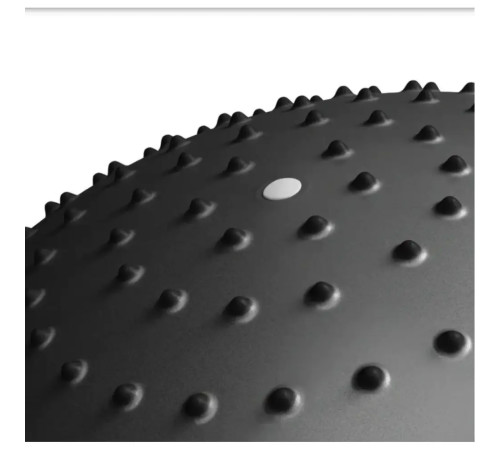 Фітбол масажний Hop-Sport 65 см чорний + насос Фітбол масажний Hop-Sport 65 см чорний + насос