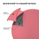 М'яч для фітнесу WCG 65 Anti-Burst 250 кг персиковий + насос