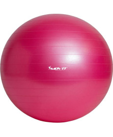 Гімнастичний м'яч з насосом MXSTP Movit 75cm - рожевий 