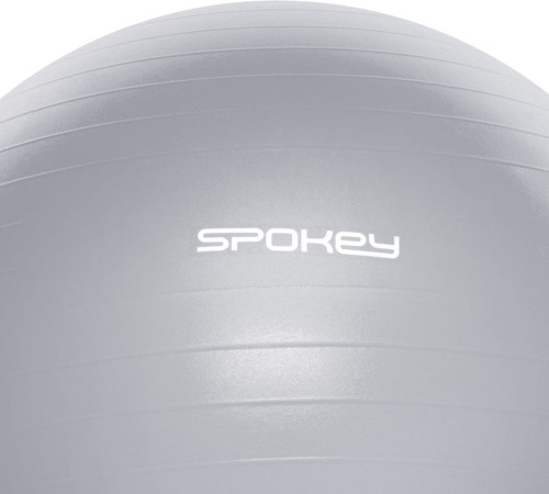 Гімнастичний м'яч Spokey Anti-Burst 75cm Fitball III (921022) - сірий