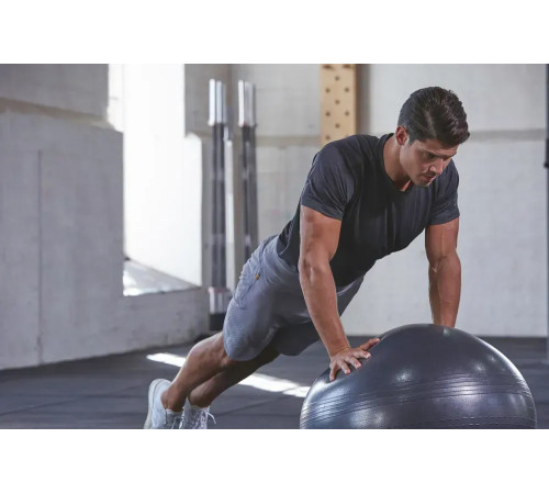 Фітбол Adidas Gymball 75 см, сірий