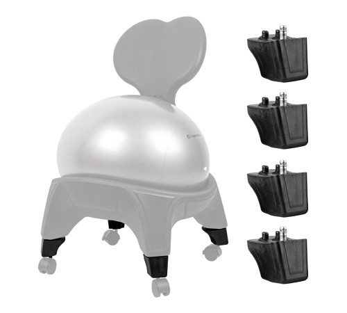 Подовжувач для реабілітаційного крісла з м’ячем inSPORTline EGG-Chair – 4 шт. Подовжувач для реабілітаційного крісла з м’ячем inSPORTline EGG-Chair – 4 шт.