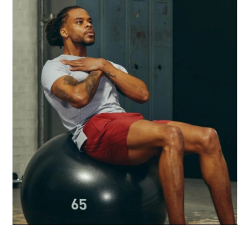 Фітбол Adidas Gymball 75 см, чорний