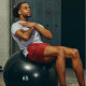Фітбол Adidas Gymball 75 см, чорний