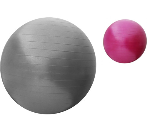 SportVida Piłka gimnastyczna pompka różowa 65cm SportVida Piłka gimnastyczna pompka różowa 65cm