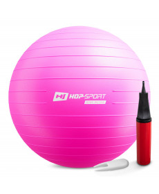 Фітбол Hop-Sport 75 см маджента + насос