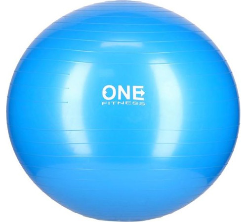 Гімнастичний м'яч One Fitness Gym Ball 10 65cm - блакитний