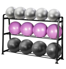 Набір гімнастичних м'ячів HMS YB02 зі стійкою STR43