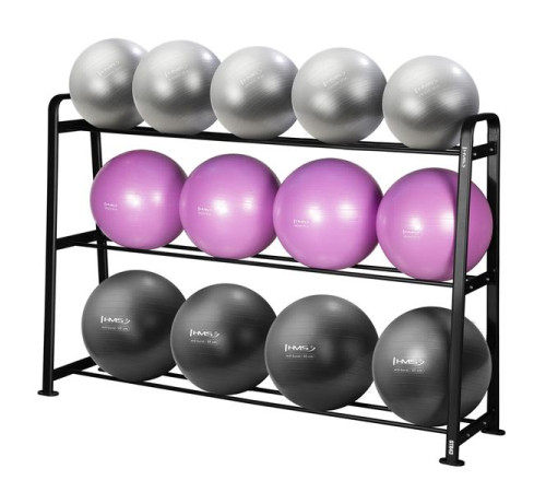 Набір гімнастичних м'ячів HMS YB02 зі стійкою STR43