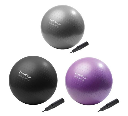 Набір гімнастичних м'ячів HMS YB02 зі стійкою STR43