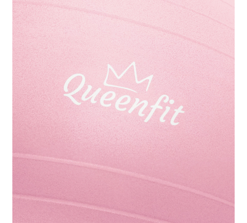 Фітбол Queenfit 65см світло-рожевий + насос Фітбол Queenfit 65см світло-рожевий + насос
