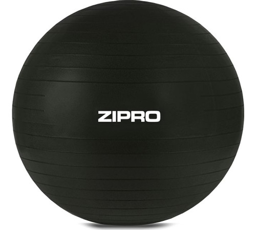 М'яч гімнастичний Zipro Anti-Burst 55 см, чорний М'яч гімнастичний Zipro Anti-Burst 55 см, чорний