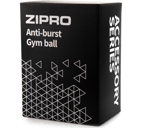 М'яч гімнастичний Zipro Anti-Burst 55 см, чорний М'яч гімнастичний Zipro Anti-Burst 55 см, чорний