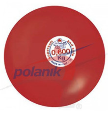 Гумовий м'яч Polanik TRIAL super soft 0,6 кг червоний