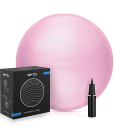 Фітбол Gymtek 65 см рожевий + насос