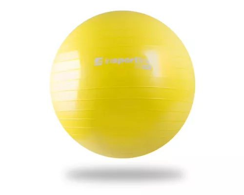 М'яч гімнастичний для занять фітнесом inSPORTline Lite Ball 45 см - жовтий