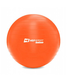 Фітбол Hop-Sport 65 см помаранчевий + насос 2020