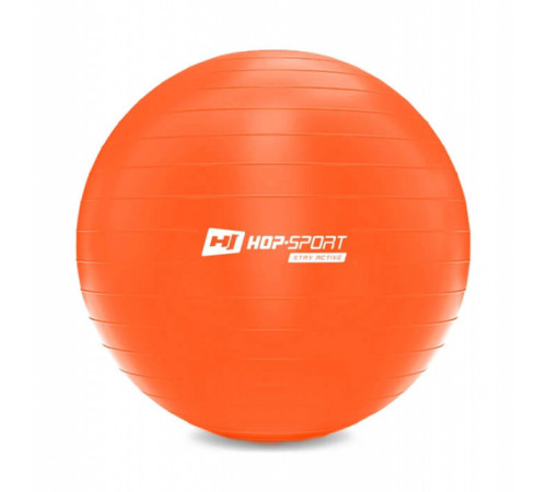 Фітбол Hop-Sport 65 см помаранчевий + насос 2020 Фітбол Hop-Sport 65 см помаранчевий + насос 2020