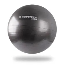 М'яч гімнастичний для занять фітнесом inSPORTline Lite Ball 55 см - Чорний