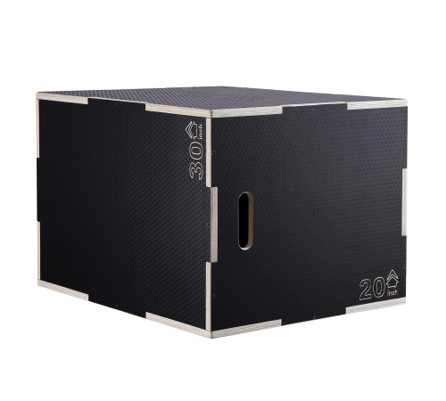 Пліометричний бокс VEVOR 30/24/20 дюймів, чорний