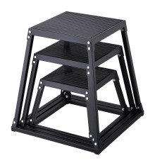 Пліометричний бокс VEVOR 30,5 - 45,8 см - 60,9 см, чорний 