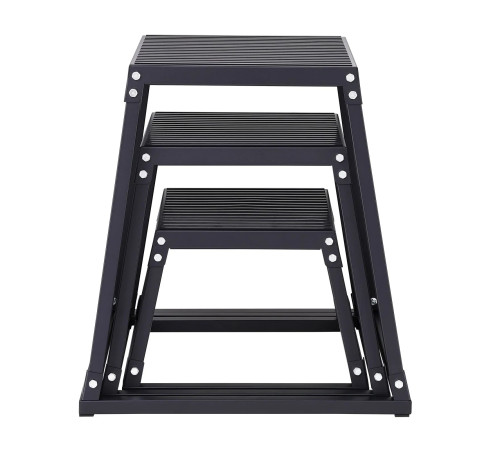 Пліометричний бокс VEVOR 30,5 - 45,8 см - 60,9 см, чорний