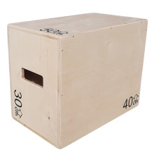 Пліометричний бокс MASTER Plyo Box 3 в 1, бежевий