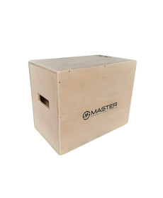 Пліометричний бокс MASTER 75 x 60 x 50 см, бежевий