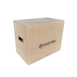 Пліометричний бокс MASTER 75 x 60 x 50 см, бежевий