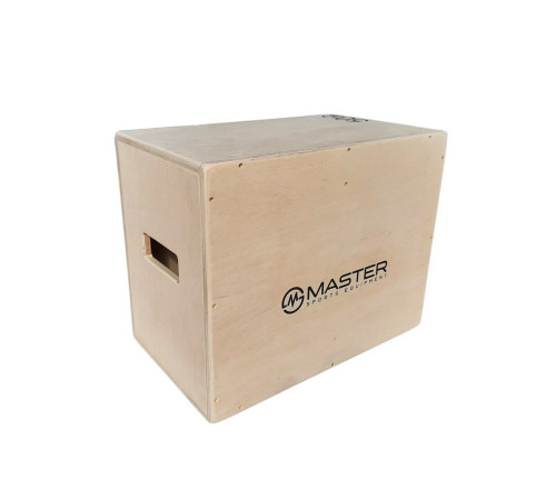 Пліометричний бокс MASTER 75 x 60 x 50 см, бежевий