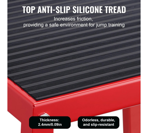 Пліометричний бокс VEVOR СС-Р-12, червоний